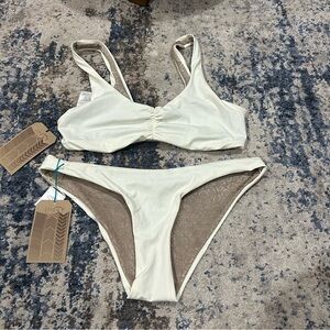 NWT IMSY Sahara & Ivory Audrey Top & Stella Bikini Bottom Size Medium & XL